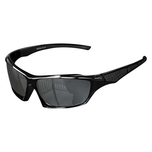 Image of Polarised Sports Sunglasses, Polarised Cycling Sunglasses for Men Women, Wrap Around Polarized Shades, Lightweight, Durables, UV Protection, Ideal for for Cycling, Fishing, Driving and More