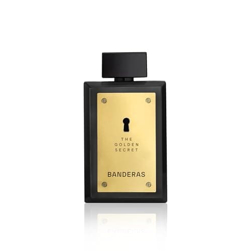 Image of Banderas Perfumes - The Golden Secret - Eau de Toilette for Men - Long Lasting - Elegant, Dynamic and Masculine Fragrance - Mint and Apple Notes - Ideal for Day Wear - 200ml