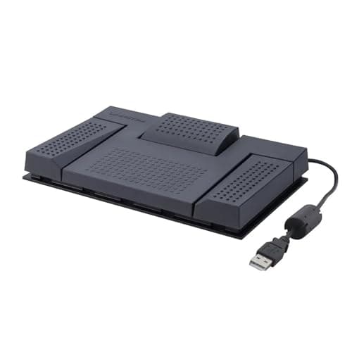 Image of OM SYSTEM AS-2700 Audio Transcription Kit – Professional USB Foot Pedal, Stereo Typist Headphone, ODMS R8 Transcription Software, Windows Compatible, Secure & Efficient Workflow