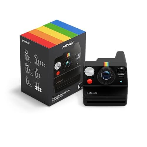 Image of Polaroid Now+ Generation 3 Instant Camera, Black