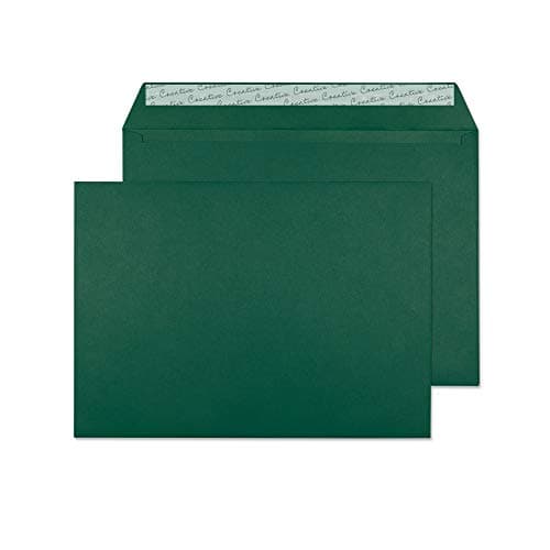 Image of Blake Creative Colour C4 229 x 324 mm 120 gsm Peel & Seal Wallet Envelopes British Racing Green - Pack of 10