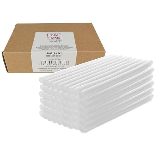 Image of IDEA HOME Hot Glue Sticks 11mm x 200mm – 50 Pack Transparent – Universal Glue Gun Refills for DIY, Crafts & Hobbies – Fits Most Mini Glue Guns