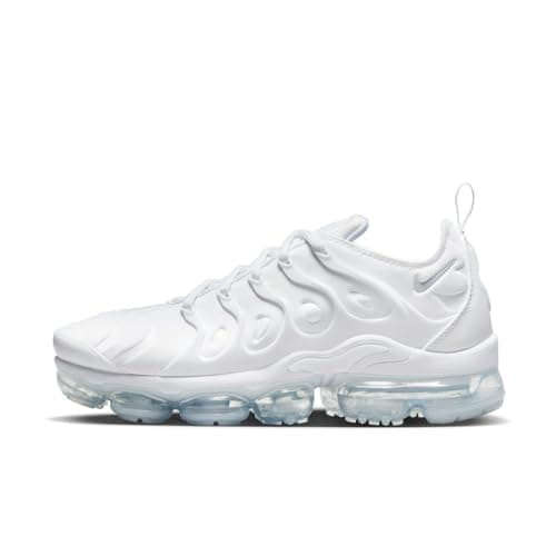 Image of Nike 924453 Nike Air VaporMax Plus Men WHITE/WHITE-PURE PLATINUM UK 5
