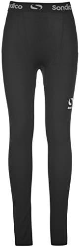 Image of Juniors Boys Branded Sondico Compression Core Tights Base Layer (7-8 Yrs, Black)