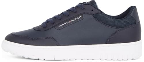 Image of Tommy Hilfiger Men’s Elegant Basket Core Court Trainers, Blue (Desert Sky), 10