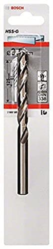 Image of Bosch Professional 1x Metal drill bits HSS-G DIN 338 (for metal, Ø 9.5 x 81 x 125 mm, Accessory Drill Driver)