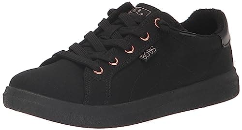 Image of Skechers Women's Bobs D'vine Sneaker, Black, 3 UK