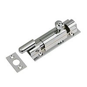 Image of 63mm x 25mm (1") Chrome Plated Wide Necked Barrel Bolt