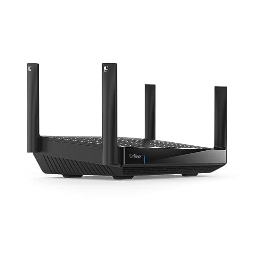 Image of Linksys Hydra Pro 6E Tri‑Band WiFi 6E Mesh Router - Wireless Gaming 8-Stream Router, 6 GHz Band for 8K Streaming, Up to 6.6 Gbps Speed, 2700 sq. ft Coverage, 55+ Devices, Works with Velop Mesh System