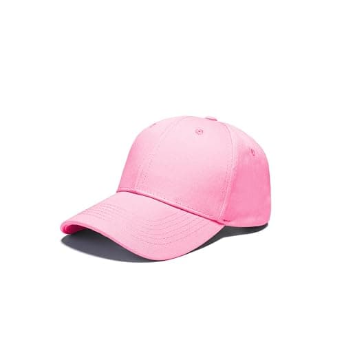Image of IQONEQ Baseball Caps for Men and Women, Adjustable Fit, 23 Colors (UK, Alpha, One Size, Baby Pink)