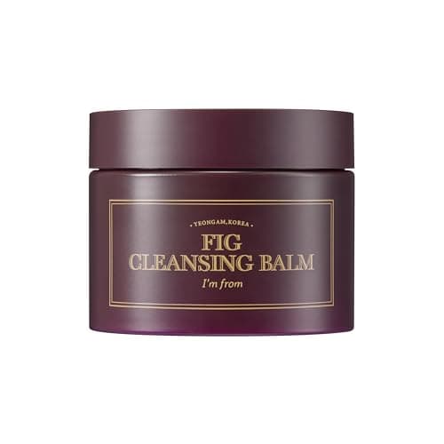 Image of I'm from Fig Cleansing balm 100ml, korean makeup remover, vegan, Easy to rinse off, Fig oil water 7.8% with Peptide and Amino Acid, makeup melting balm to oil