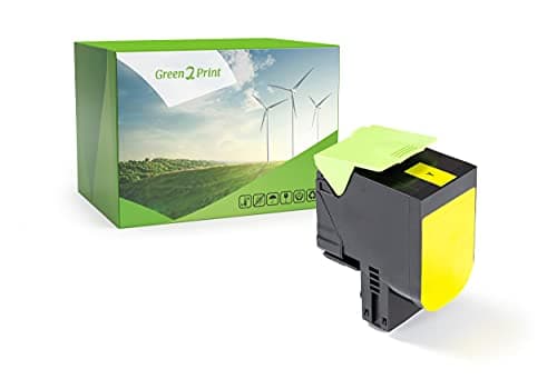 Image of Green2Print Toner yellow 3000 pages replaces Lexmark 24B6010 Toner cartridge for Lexmark XC2130, XC2132