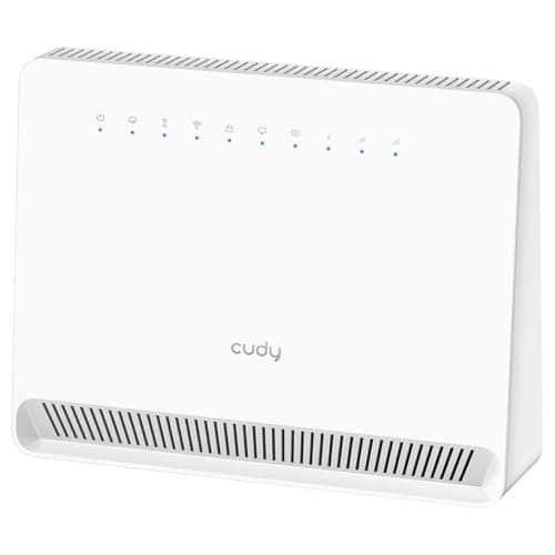 Image of Cudy Unlocked 4G LTE Router Cat 4 Fast Modem Router with SIM Card Slot, AC1200 WiFi, OpenVPN, Wireguard, IPsec, VPN Client, Antennas Interno, Mesh, LT500E