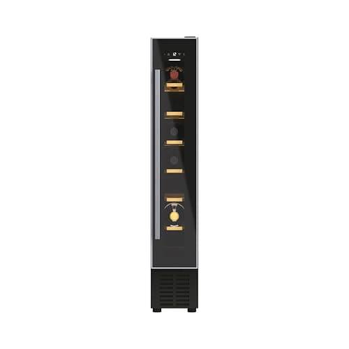Image of Hoover Integrated 15cm Wine Cooler, 7 Bottle Capacity, Single Temperature Zone, Black - HWCB 15 UK/1