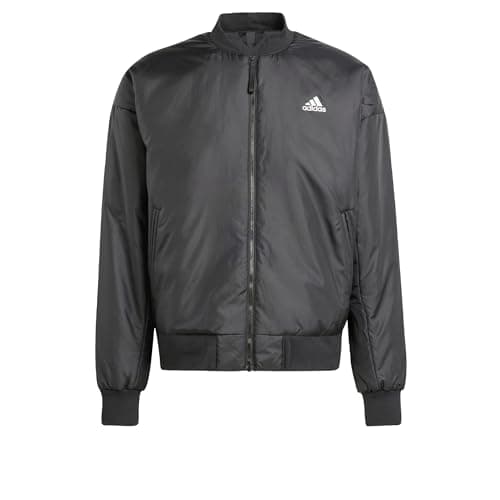 Image of adidas Men's Brand Love Bomber Jacket, Black, L