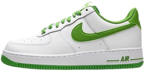 Image of Nike Air Force 1 '07 An20 Men's Basketball Shoes, White/Chlorophyll Green, 44.5 EU, White Green Chlorophyll, 44.5 EU