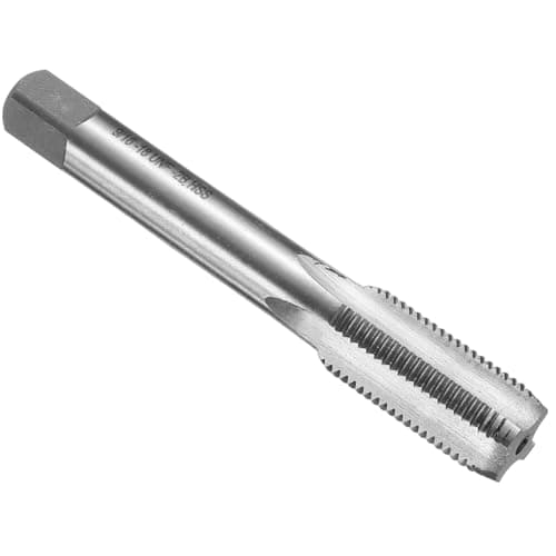 Image of sourcing map Hand Bottom Tap 9/16-18 UNF 2B Thread Bottoming Style Threading Taps High Speed Steel HSS6542 Straight Flutes Screw Tapping Tool