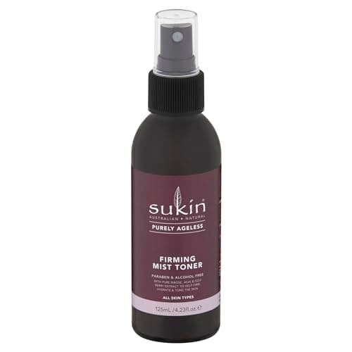Image of Sukin Purely Ageless Firming Mist Toner 125ml - antioxidant Blend to Help Hydrate & Firm Skin for a Smoother and Toned Appearance - Cruelty Free & Vegan Friendly.