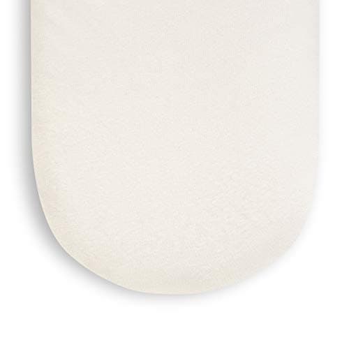 Image of The Little Green Sheep Organic Moses Basket Fitted Sheet, Linen