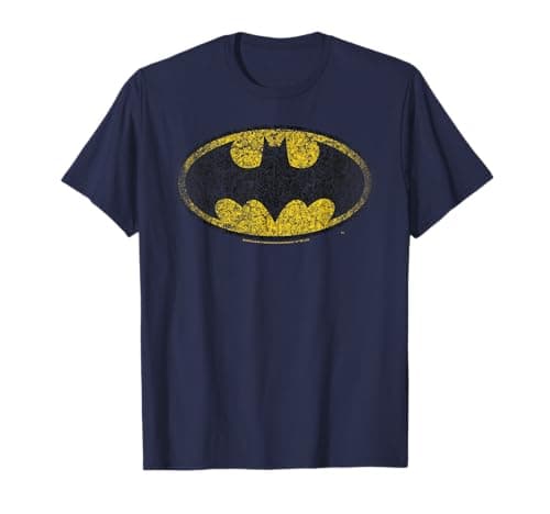 Image of Batman Bat Symbol Faded Logo T-Shirt