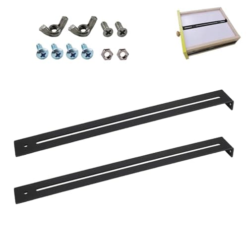 Image of Drawer Reinforcement Kit, Bottom Support Bracket Quick Repair Solution for Furniture Cabinets Drawers, 33-61cm Adjustable (2 Sets)
