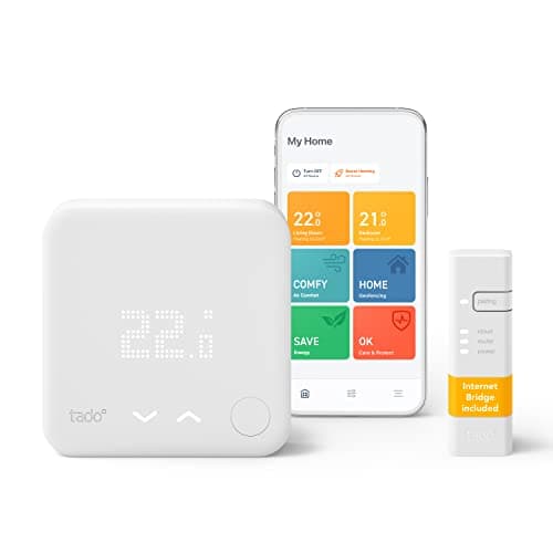 Image of tado° Smart Thermostat Starter Kit V3+ - Intelligent heating control, works with Amazon Alexa, Apple HomeKit, Google Assistant, IFTTT