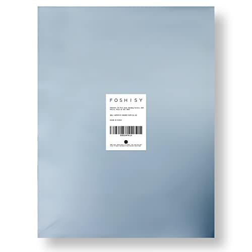 Image of FOSHISY A3 PVC Clear Binding Covers,230 Micron,Heavy Duty, Pack of 100, Plastic PVC Sheets,Etching Stencils Crafts