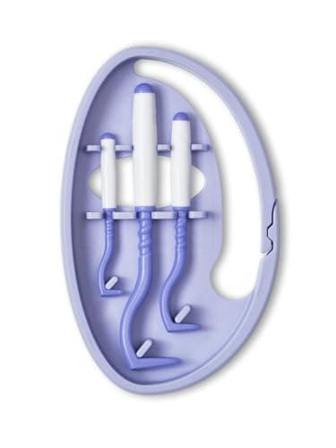 Image of Tick Twister® ClipBox of 3 Tick Removers - Allows you to remove ticks from dogs, cats, horses and humans - Original - Made in France (Purple)