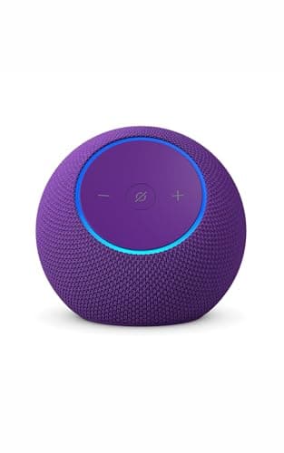 Image of Amazon Echo Dot Max (newest gen), Bluetooth speaker with room-filling sound and built-in smart home hub, Amethyst, with Alexa+ Early Access