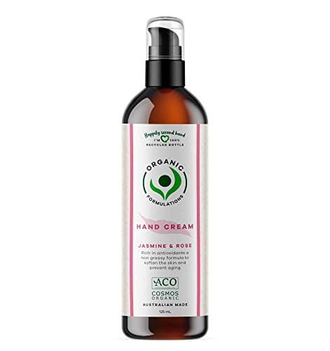 Image of Organic Formulations Jasmine & Rose Hand Cream 125mL