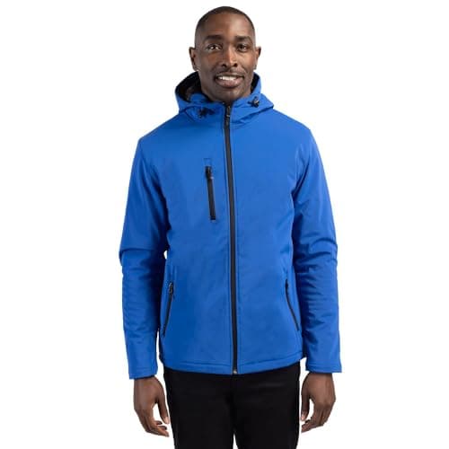Image of Clique Men's Softshell Jacket, Royal Blue, M