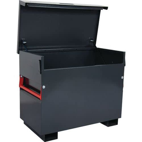Image of Horison Industries Tool Storage Box 100kg- 590x1150x930 mm Lockable Tool Organiser with 5-Lever Deadlocks, Powder-Coated Finish, Heavy Duty Box for Tools & Equipment in Construction, Van & Garage Use