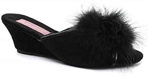 Image of DUNLOP Marilyn Slip On Mules - UK Size 5 - EU 38 - US 8 Black