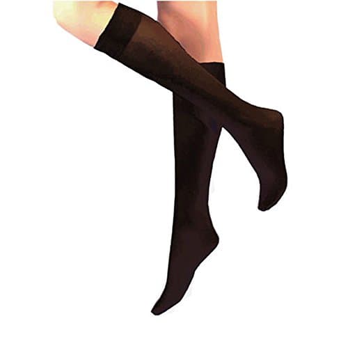 Image of Mytoptrendz® Women's 70 Denier Opaque 3 Pair Trouser Knee Highs Socks Black