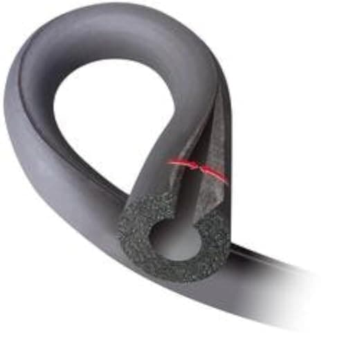 Image of Quality 9mm Wall 15mm Bore 2 Metre Length Slit Self-Seal K-Flex Pipe Insulation/Lagging/cladding