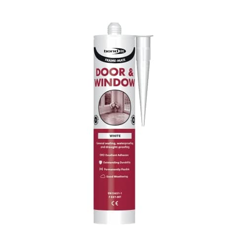 Image of Bond it White Frame Mate Door and window silicone for sealing and draught proofing