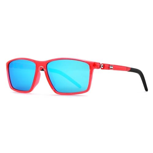 Image of FEISEDY Square Sunglasses For Men Women Retro Trendy Rectangle Classic Sunglasses Fashion Vintage Frame Polarized UV400 B0288