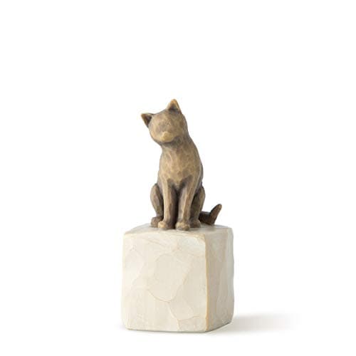 Image of Willow Tree Love My Cat Dark Figurine