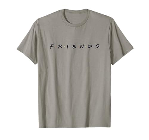 Image of Friends Logo Black T-Shirt