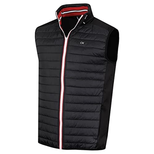 Image of Calvin Klein Mens Hybrid Gilet - Charcoal/Black - L