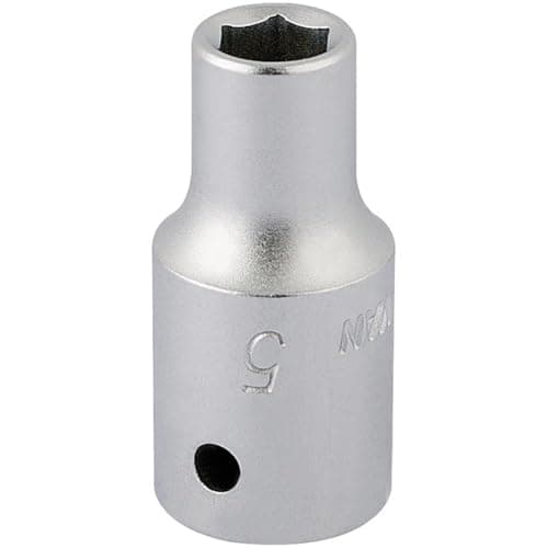 Image of Draper 11093 Elora Hexagon Socket, 1/4" Square Drive, 5mm