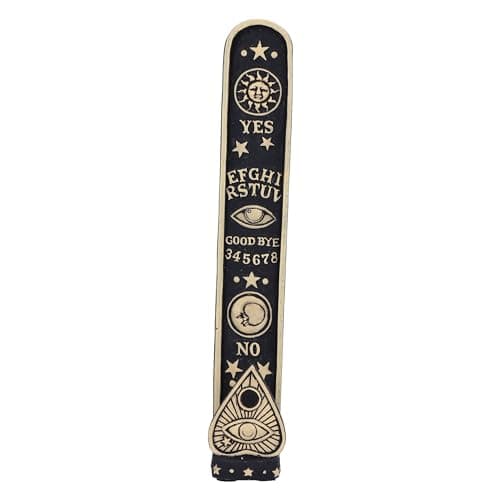 Image of Nemesis Now Scent of the Spirits Incense Holder 23cm, Resin, Gold/Black, Spirit Board Incense Holder, Tall Upright Design, Spirit Board Detailing, Cast in the Finest Resin, Expertly Hand-Painted