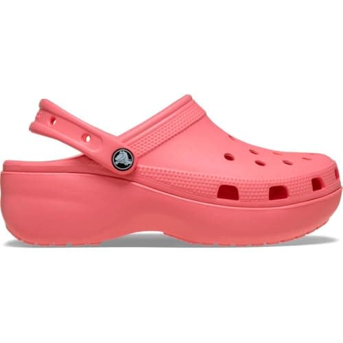 Image of Crocs Women's Classic Platform Clog Guava Size 6 UK Women