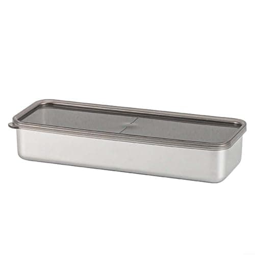Image of HEBEOT Stainless Steel Food Storage Containers With Airtight Lid | Metal Lunch Box Food Storage Containers Metal Lunch Container(1000ml)
