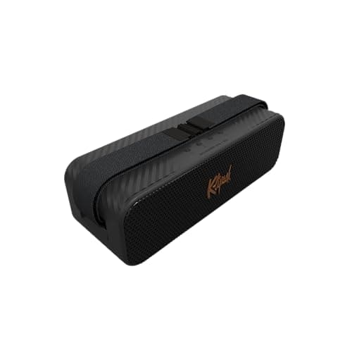 Image of Klipsch Detroit Portable Bluetooth Speaker with Two 1" Tweeters, 3" Woofers, IP67 Waterproof and 20 Hour Battery Life Live Concert Experience.Color: Black