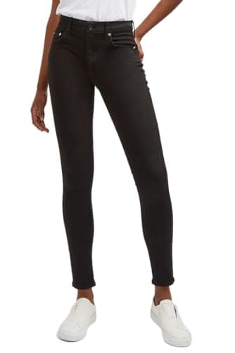 Image of French Connection Women's Rebound Sustainable Denim 30inch Skinny Jean, Black, 10