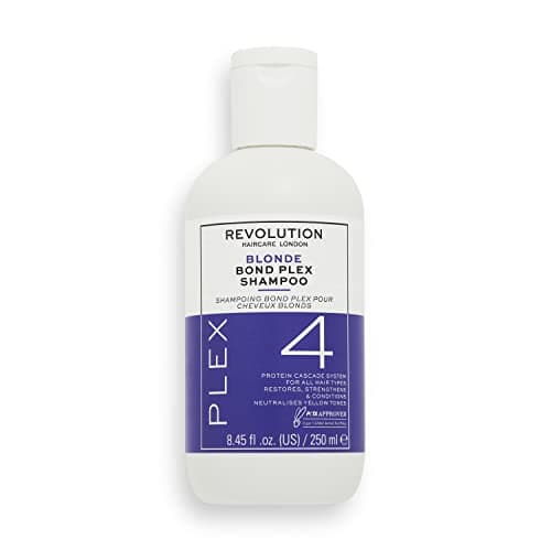 Image of Revolution Haircare London Beauty London Haircare London, Blonde Plex 4 Bond Plex, Shampoo, Shampoo for Hair, 250ml