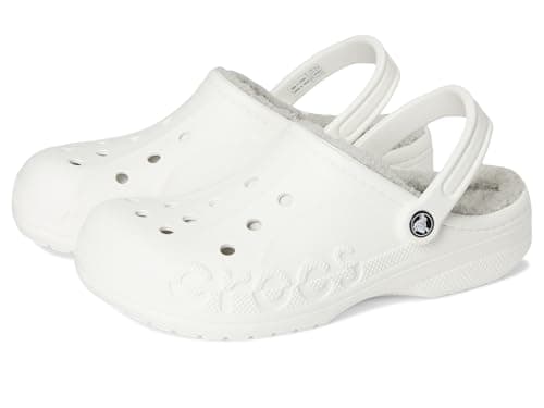 Image of Crocs Via Lined Clog White Size 6 UK Men/ 7 UK Women