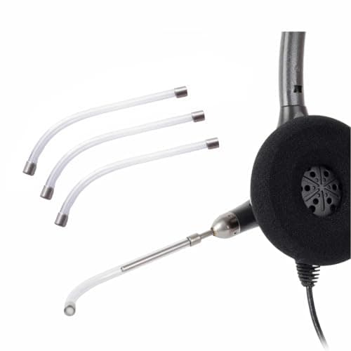 Image of General Clear Voice Tube for Plantronics Headsets Replacement Accessory P/N: 29960-01,Encore HW510 HW510V HW520 HW520V, SupraPlus HW251N, HW261N (3 Pack) (L=75mm)