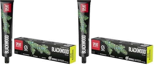 Image of Splat Blackwood Charcoal Whitening Toothpaste (Pack of 2)